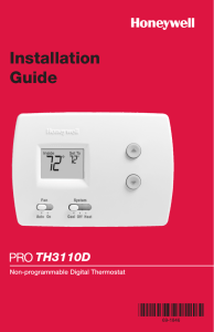 69-1846 - PRO TH3110D Non-Programmable Digital