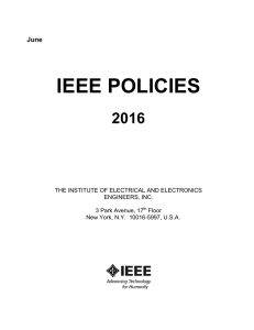 IEEE POLICIES