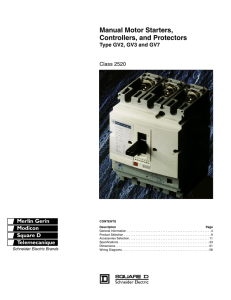 Manual Motor Starters, Controllers, and Protectors