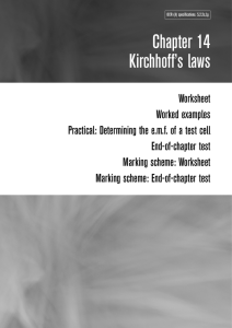Kirchoff practice worksheet