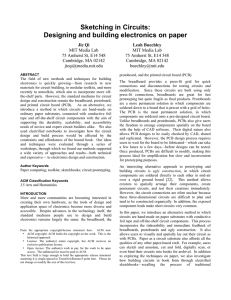 Sketching in Circuits: Designing and building electronics on