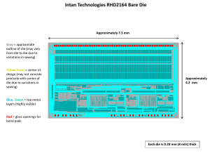 Intan Technologies RHD2164 Bare Die