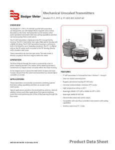 Product Data Sheet - Badger Meter Europa GmbH