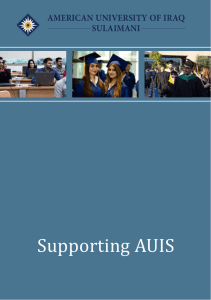 Supporting AUIS