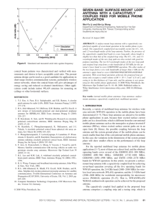 Seven-band surface-mount loop antenna with a capacitively