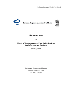 Information paper On Effects of Electromagnetic Field