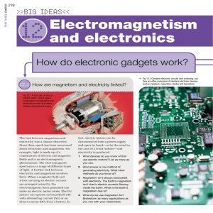 Big Ideas - Electromagnetism and Electricity