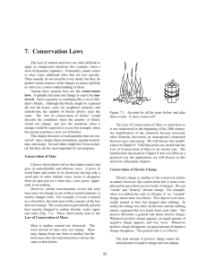 Chapter 7: Conservation Laws