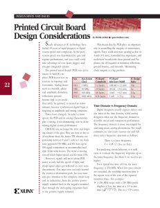 Xilinx Design Hints: Printed Circuit Board Design Considerations
