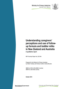 Understanding caregivers` perceptions and use of follow