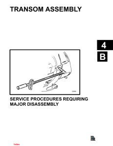 TRANSOM ASSEMBLY