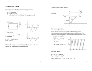 5- Alternating current