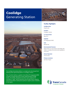 Coolidge Generating Station