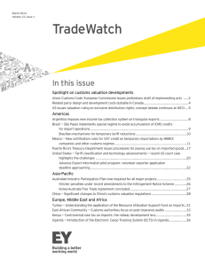 TradeWatch - Volume 13, Issue 1