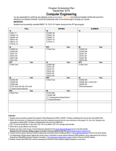 Modified BEng Program Application Form