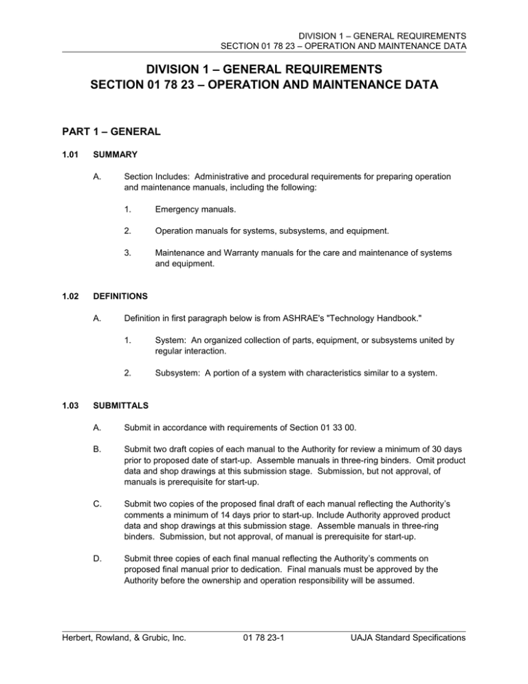 operation-and-maintenance-data