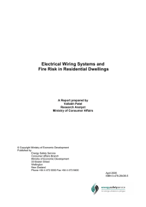 Electrical Wiring Systems and Fire Risk in Residential Dwellings