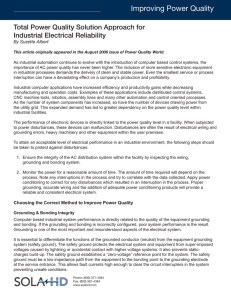 Improving Power Quality