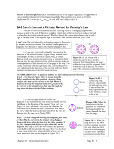 20-3 Lenz`s Law and a Pictorial Method for Faraday`s