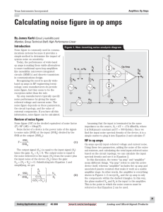 Calculating noise figure in op amps