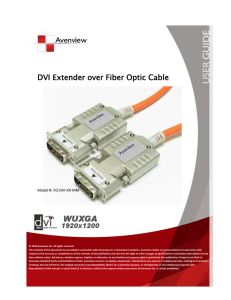 FO-DVI-xx-MM User Guide