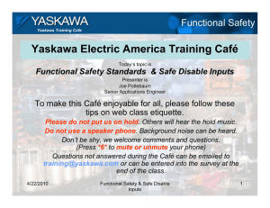Yaskawa Electric America Training Café