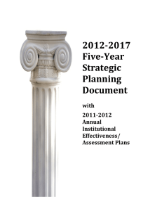 2012%2017!! Five%Year! Strategic! Planning!