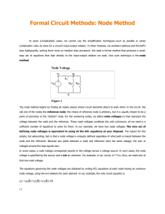 Formal Circuit Methods: Node Method