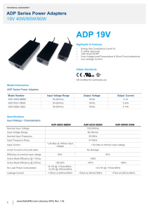 ADP Series Power Adapters - Digi-Key