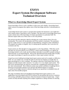 EXSYS Expert System Development Software Technical