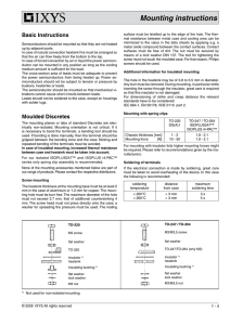 Mounting instructions