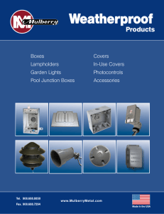 Weatherproof - Mulberry Metal Products Inc.