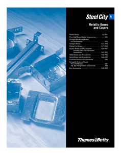 Steel City Boxes and Covers Catalog