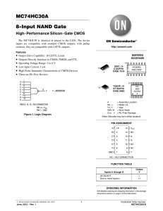 8-Input NAND Gate - ON Semiconductor