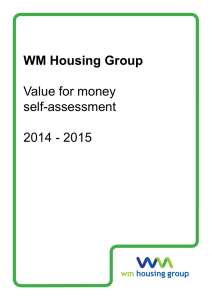 Value for Money Self Assessment