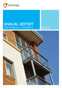 annual report - Sovereign Housing Association