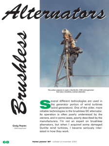 Brushless Alternators (Home Power Magazine #97 page
