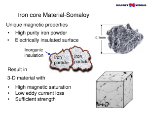 Iron core Material-Somaloy