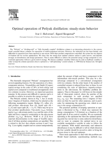 Optimal operation of Petlyuk distillation: steady-state behavior