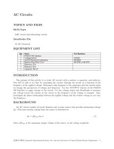 AC Circuits