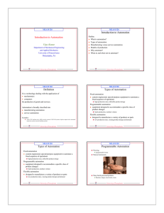 Introduction to Automation Introduction to Automation Definition