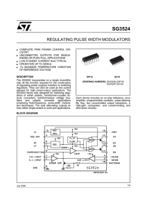 Regulating pulse width modulators