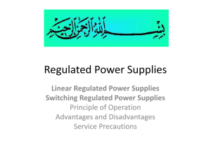 Regulated Power Supplies