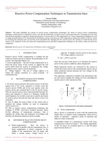 Reactive Power Compensation Techniques in