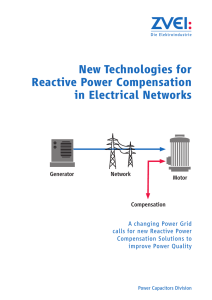New Technologies for Reactive Power Compensation