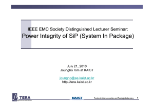 Power Integrity of SiP (System In Package)
