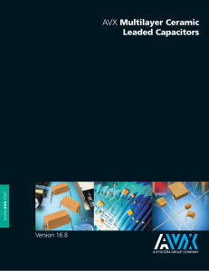 Multilayer Ceramic Leaded Capacitors