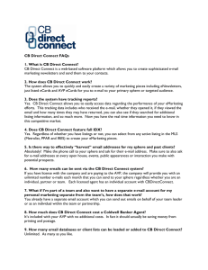 CB Direct Connect FAQs - Coldwell Banker Promotions