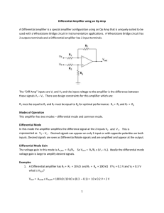 Differential Amplifier
