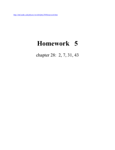 Homework 5